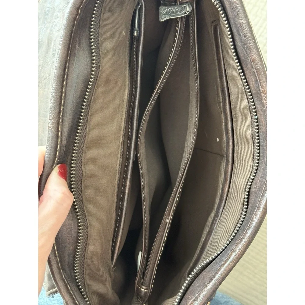 Trinity Ranch Brown Backpack Tooled Leather Bag‎ Western Cowgirl